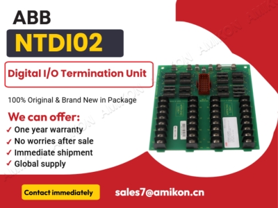What Makes the ABB NTDI02 Digital I/O Termination Unit Essential for Reliable Industrial Control Systems?