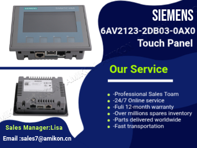 What Makes the Siemens 6AV2123-2DB03-0AX0 Touch Panel a Smart Choice for Modern Industrial ?