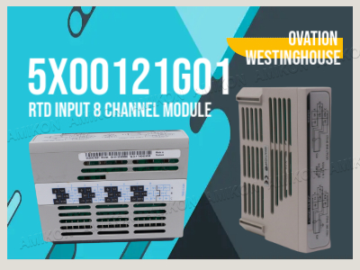 Westinghouse 5X00121G01 8-Channel RTD Input Module: High-Precision Temperature Monitoring Solution