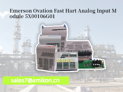 5X00106G01 Emerson Ovation Fast Hart Analog Input Module 