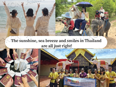 The sunshine, sea breeze and smiles in Thailand are all just right!